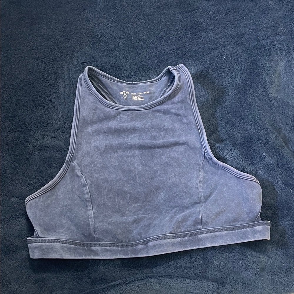 Aerie Gray Athletic Tank Top/sports bra